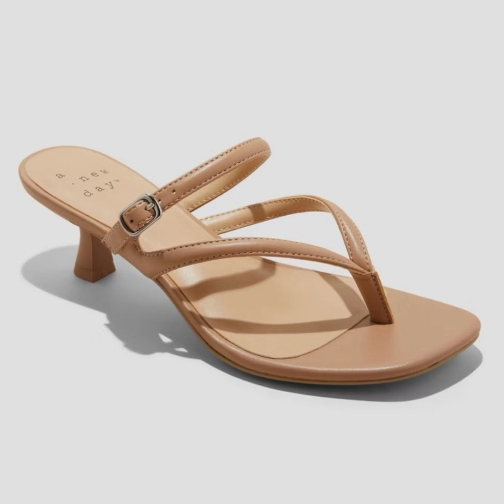 A New Day kitten-Heel Strappy Sandal